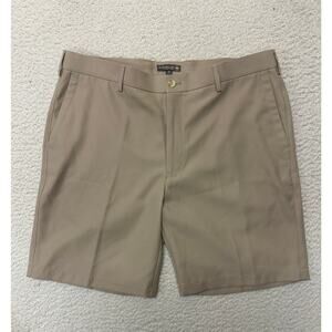 Peter Millar Mens khaki Performance Golf Shorts Size 36
